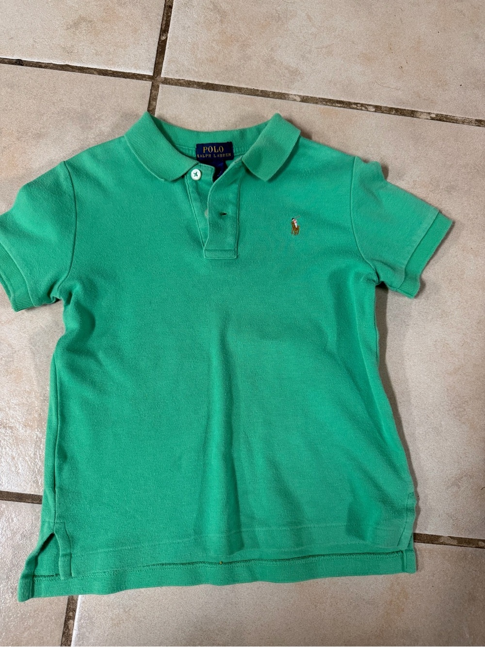 Polo by Ralph Lauren Boys Teal Green Short Sleeve Polo